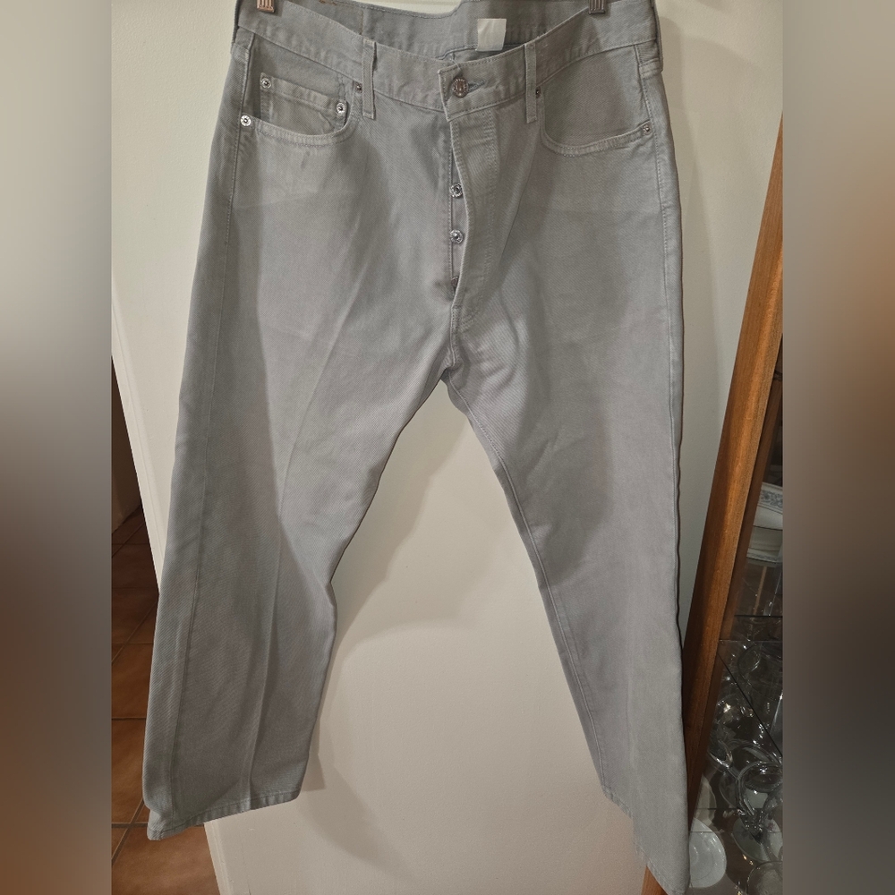 Levi’s 501 Original  Button FLY  Men's Jeans in Silver Grey W36 L30